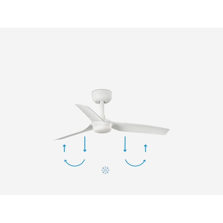 FARO 33820WP - Laeventilaator MINI PUNT S valge d. 90 cm SMART + pult