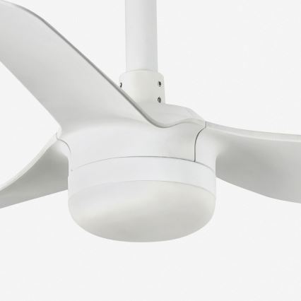 FARO 33820WT-1TW - Hämardatav LED-laeventilaator MINI PUNT LED/10W/230V 2700/3000/4000K valge läbimõõt 90 cm Wi-Fi Tuya + kaugjuhtimispult