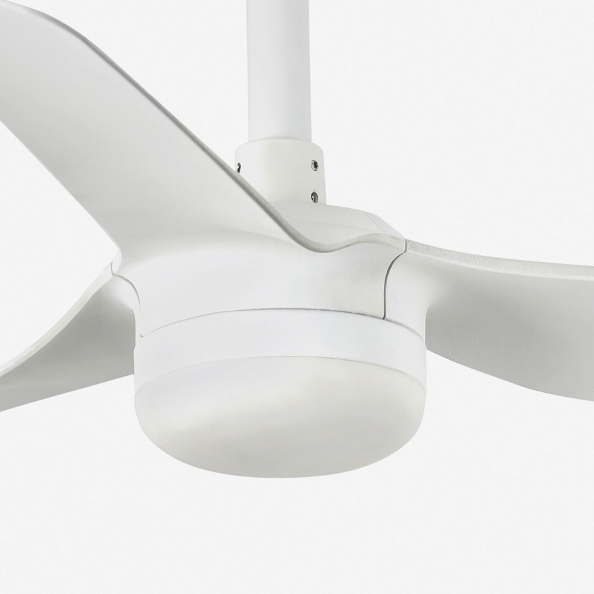 FARO 33820WT-1TW - Hämardatav LED-laeventilaator MINI PUNT LED/10W/230V 2700/3000/4000K valge läbimõõt 90 cm Wi-Fi Tuya + kaugjuhtimispult