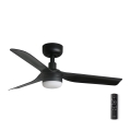 FARO 33822-1TW - LED hämardatav laeventilaator MINI PUNT S LED/10W 2700/3000/4000K, must, läbimõõt 90 cm + kaugjuhtimispult