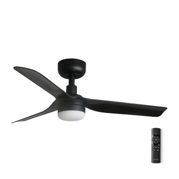 FARO 33822-1TW - LED hämardatav laeventilaator MINI PUNT S LED/10W 2700/3000/4000K, must, läbimõõt 90 cm + kaugjuhtimispult