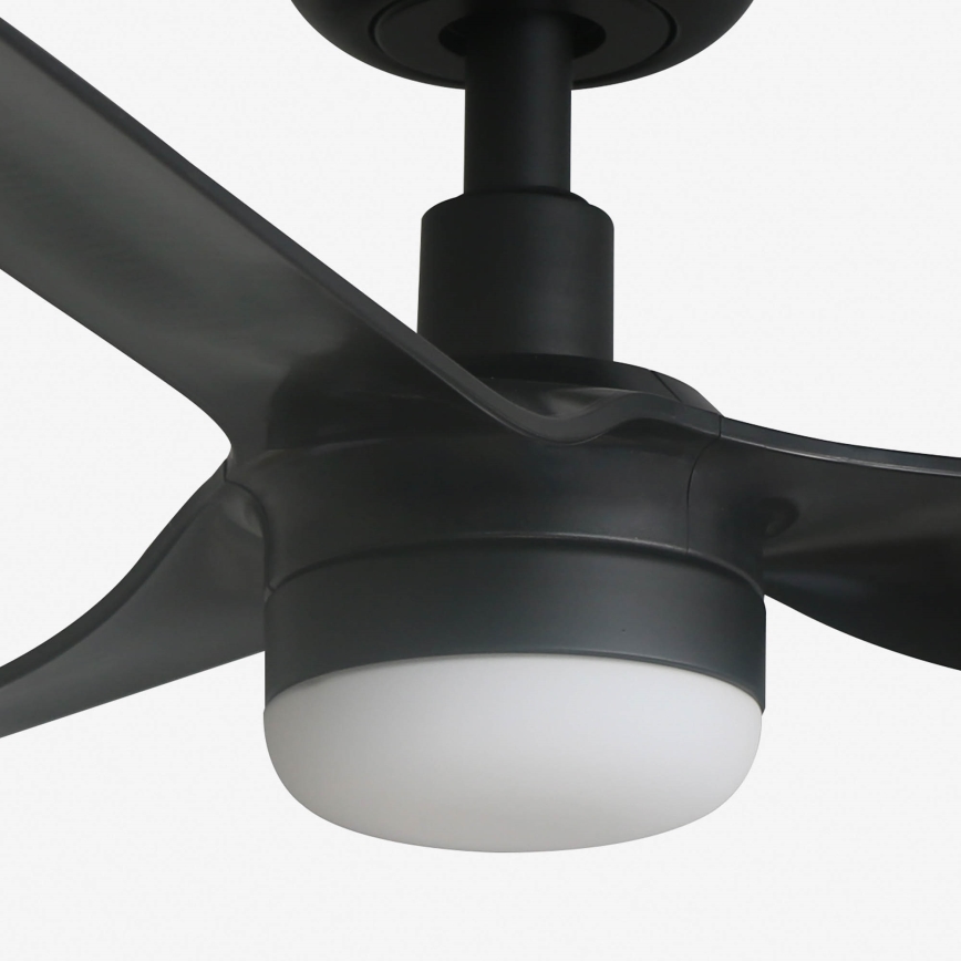FARO 33822-1TW - LED Hämardatav laeventilaator MINI PUNT S LED/10W 2700/4000/6000K must d. 90 cm + kaugjuhtimispult