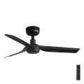 FARO 33822 - Laeventilaator MINI PUNT S must d. 90 cm + kaugjuhtimispult