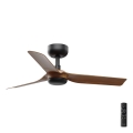 FARO 33823 - Laeventilaator MINI PUNT S pruun/must d. 90 cm + kaugjuhtimispult