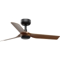 FARO 33823WT - Laeventilaator MINI PUNT S pruun/must d. 90 cm Wi-Fi Tuya + kaugjuhtimispult