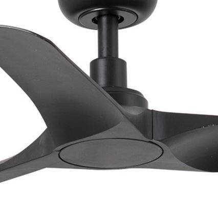 FARO 33825WT - Laeventilaator HEY S must d. 90 cm Wi-Fi Tuya + kaugjuhtimispult