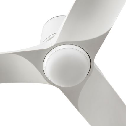 FARO 33826WT-1TW - LED Hämardatav laeventilaator HEY TUB S LED/10W/230V 2700/4000/6000K valge d. 90 cm Wi-Fi Tuya + kaugjuhtimispult