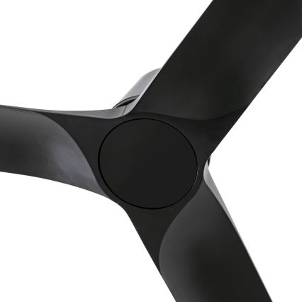 FARO 33827 - Laeventilaator HEY TUB S must d. 90 cm + kaugjuhtimispult