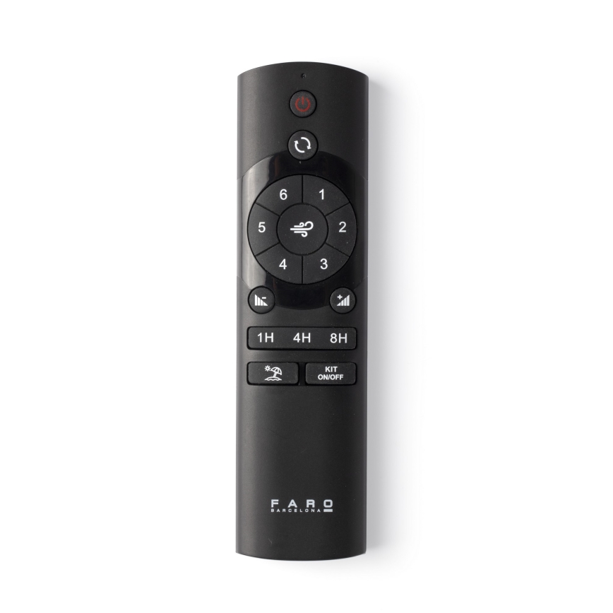 FARO 33829-1TW - LED Hämardatav laeventilaator PUNT TUB M LED/18W/230V 3000/4200/6500K d. 130 cm valge/brown+ kaugjuhtimispult