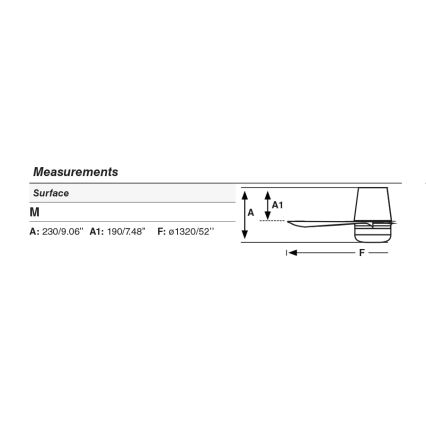 FARO 33829WT1S - LED-hämardatav laeventilaator PUNT TUB M LED/18W/230V 2700/3000/4000K läbimõõt 132 cm beež/valge Wi-Fi Tuya + kaugjuhtimispult