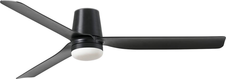 FARO 33830WT-1TW - LED Hämardatav laeventilaator PUNT TUB M LED/18W/230V 3000/4200/6500K must d. 132 cm Wi-Fi Tuya + kaugjuhtimispult