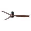 FARO 33831 - Laeventilaator PUNT TUB M pruun/must d. 130 cm + kaugjuhtimispult