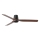FARO 33831 - Laeventilaator PUNT TUB M pruun/must d. 130 cm + kaugjuhtimispult