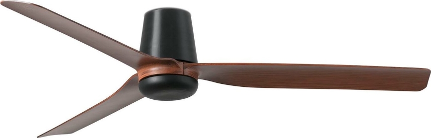 FARO 33831WT - Laeventilaator PUNT TUB M pruun/must d. 132 cm Wi-Fi Tuya + kaugjuhtimispult