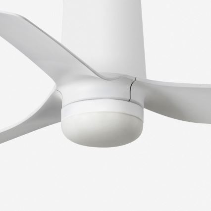 FARO 33832-1TW - LED hämardatav laeventilaator MINI PUNT TUB koos LED/10W/230V 2700/3000/4000K, läbimõõt 90 cm, valge + kaugjuhtimispult