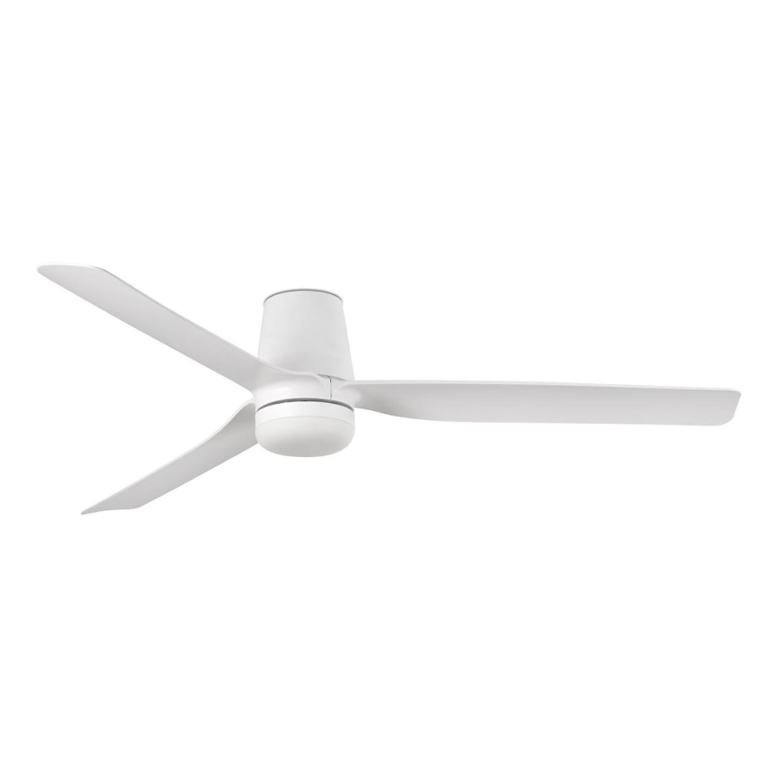 FARO 33832WT-1TW - LED Hämardatav laeventilaator MINI PUNT TUB S LED/10W/230V 2700/4000/6000K valge d. 90 cm Wi-Fi Tuya + kaugjuhtimispult