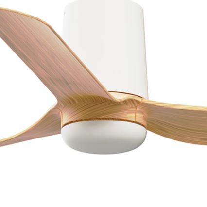 FARO 33833 - Laeventilaator MINI PUNT TUB S pruun/valge d. 90 cm + kaugjuhtimispult