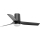 FARO 33834-1TW - LED-hämardatav laeventilaator MINI PUNT TUB S LED/10W/230V 2700/3000/4000K, läbimõõt 90 cm, must + kaugjuhtimispult