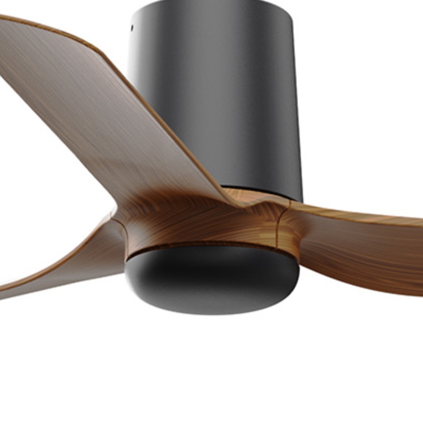 FARO 33835 - Laeventilaator MINI PUNT TUB S pruun/must d. 90 cm + kaugjuhtimispult