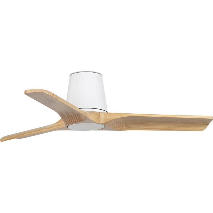 FARO 33836WT - Laeventilaator HEYWOOD TUB S mänd/valge d. 90 cm Wi-Fi Tuya + kaugjuhtimispult