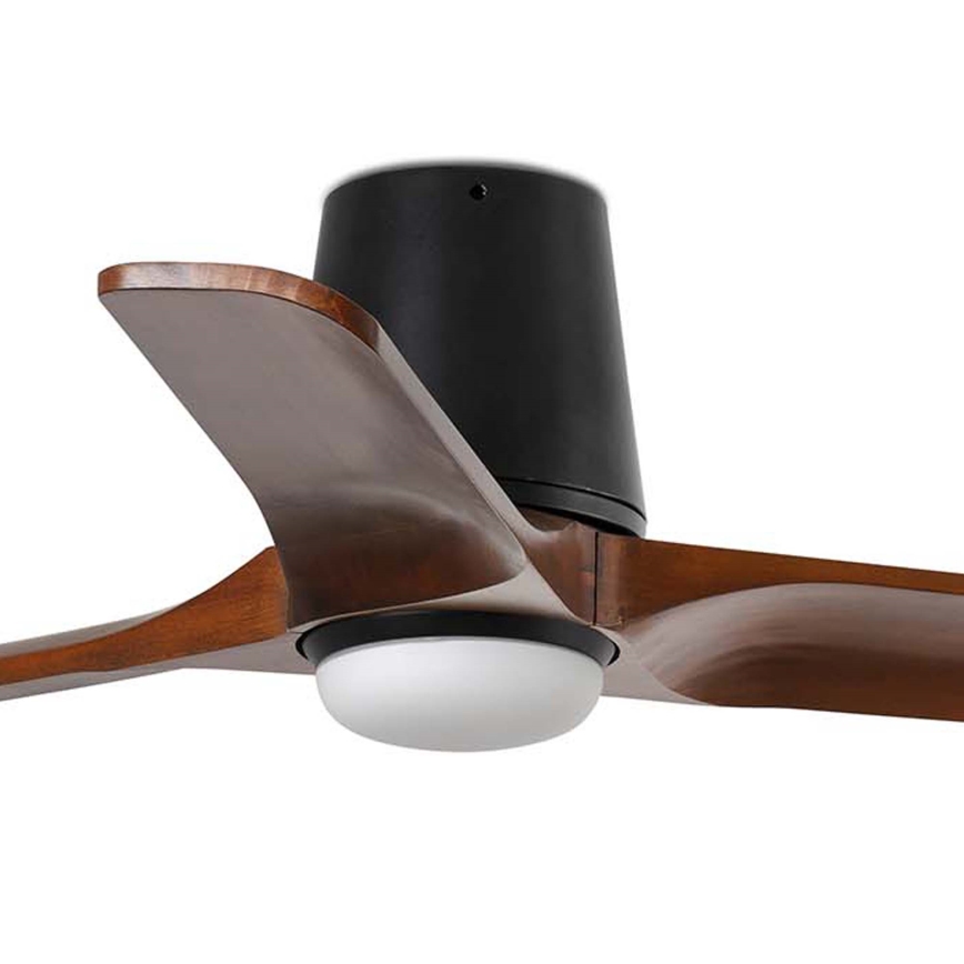 FARO 33837WT-1TW - LED Hämardatav laeventilaator HEYWOOD TUB S LED/10W/230V 2700/4000/6000K mänd/valge d. 90 cm Wi-Fi Tuya + kaugjuhtimispult