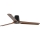FARO 33839 - Laeventilaator HEYWOOD TUB L mänd/must d. 132 cm + kaugjuhtimispult