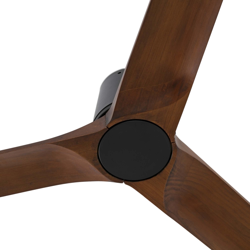 FARO 33839 - Laeventilaator HEYWOOD TUB L mänd/must d. 132 cm + kaugjuhtimispult