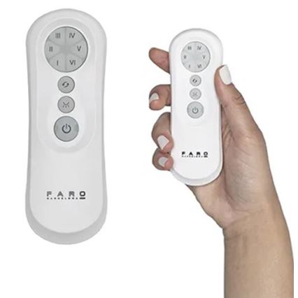 FARO 34100 - Laeventilaator MILOS must + kaugjuhtimispult