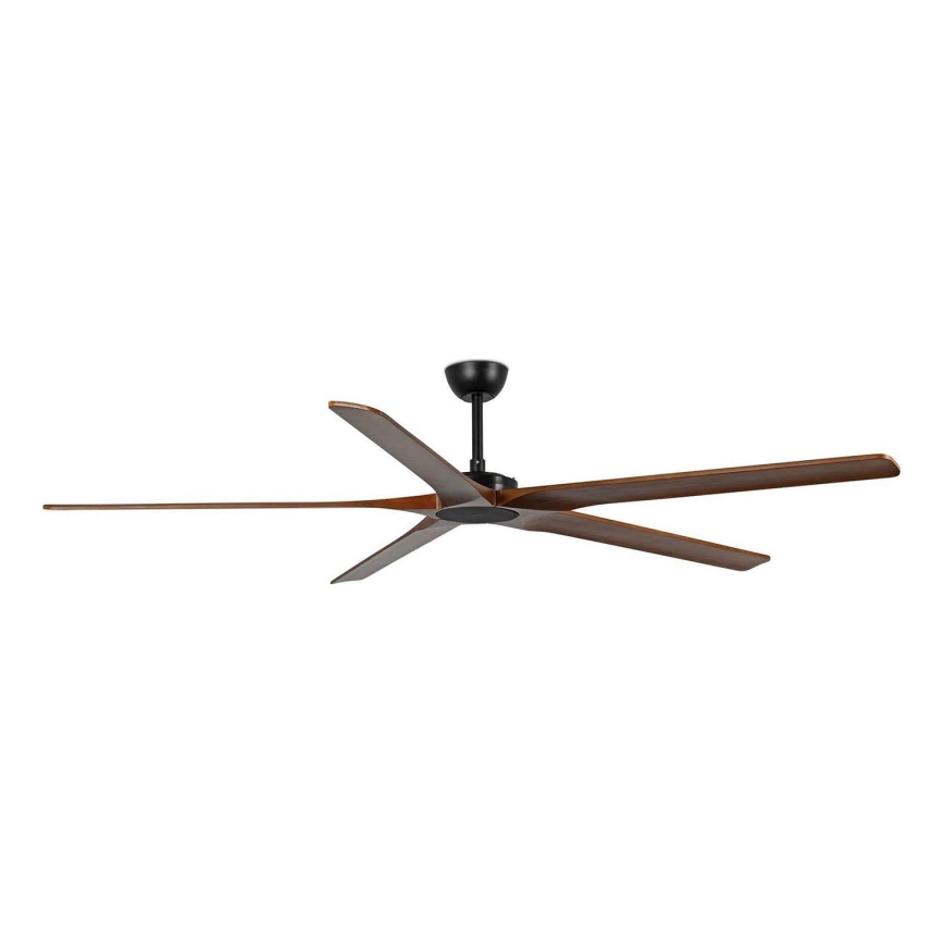 FARO 34190WT - Laeventilaator BIGWOOD XL mänd/must d. 200 cm Wi-Fi Tuya + kaugjuhtimispult