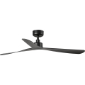 FARO 34196 - laeventilaator ROCKER M, läbimõõt 132 cm, must + kaugjuhtimispult