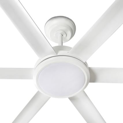 FARO 34202-130 - LED Laeventilaator ROTTERDAM XL LED/32W/230V valge d. 200 cm + kaugjuhtimispult