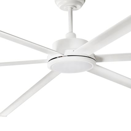 FARO 34202-130 - LED Laeventilaator ROTTERDAM XL LED/32W/230V valge d. 200 cm + kaugjuhtimispult