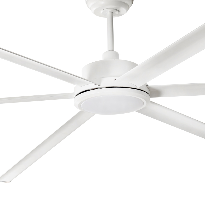 FARO 34202-130 - LED Laeventilaator ROTTERDAM XL LED/32W/230V valge d. 200 cm + kaugjuhtimispult