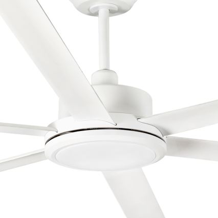 FARO 34206 - Laeventilaator ROTTERDAM XXL valge d. 250 cm + kaugjuhtimispult