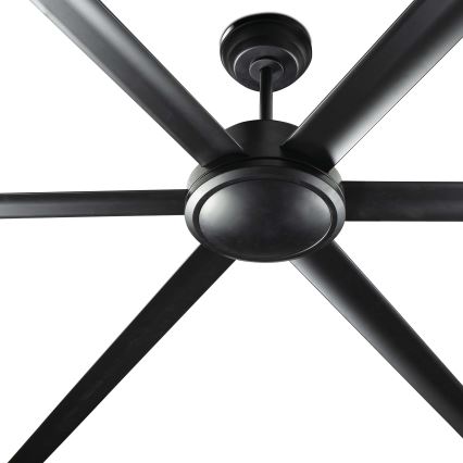 FARO 34207 - Laeventilaator ROTTERDAM XXL must d. 250 cm + kaugjuhtimispult