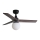 FARO 34278-11L - Laeventilaator KLIM S 1xE27/15W/230V puit/must d. 92,5 cm + kaugjuhtimispult