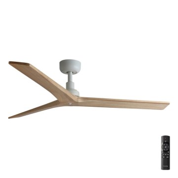 FARO 34280 - Laeventilaator KLIM M mänd/valge d. 125 cm + kaugjuhtimispult