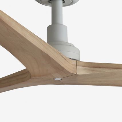 FARO 34280 - Laeventilaator KLIM M mänd/valge d. 125 cm + kaugjuhtimispult
