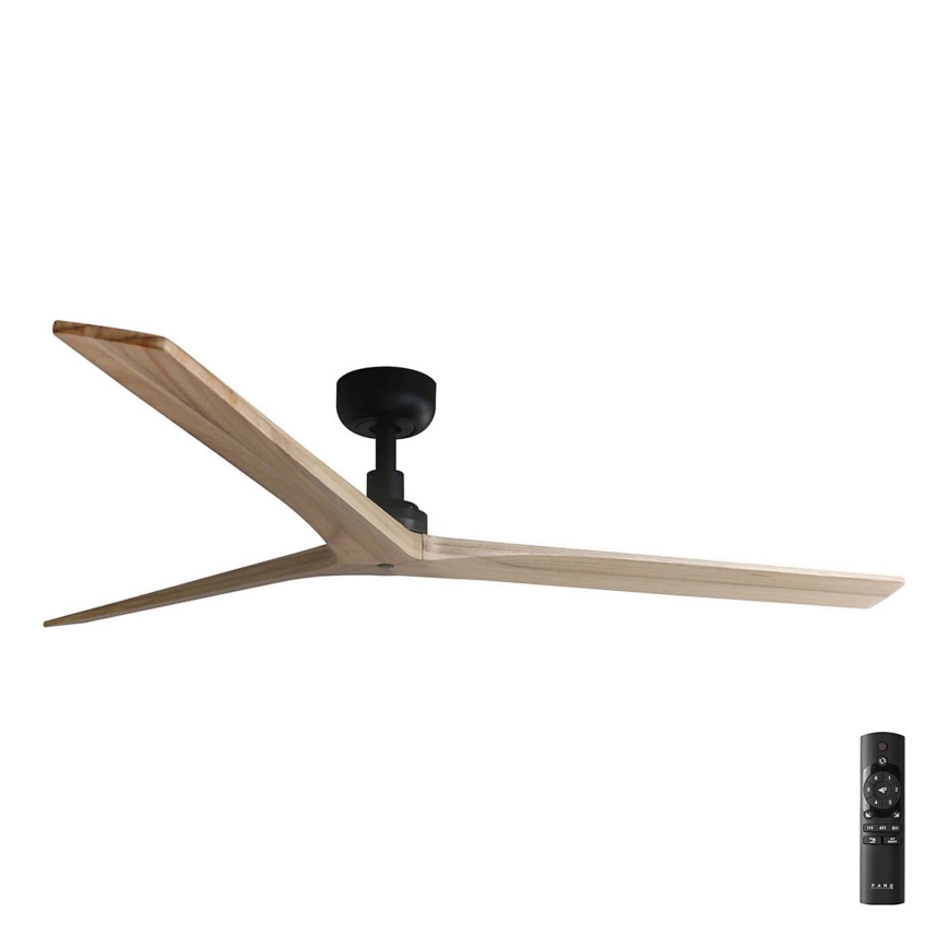 FARO 34282 - Laeventilaator KLIM L mänd/must d. 150 cm + kaugjuhtimispult