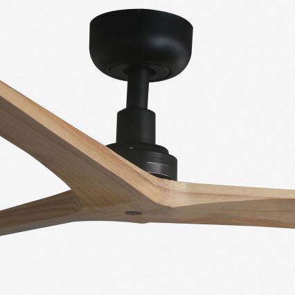 FARO 34283 - Laeventilaator KLIM M pruun/must d. 125 cm + kaugjuhtimispult