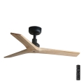 FARO 34284 - Laeventilaator KLIM S mänd/must d. 92,5 cm + kaugjuhtimispult