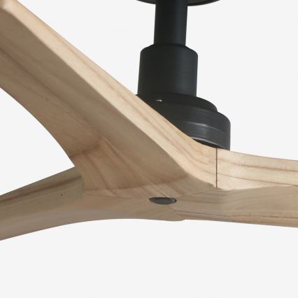 FARO 34284 - Laeventilaator KLIM S mänd/must d. 92,5 cm + kaugjuhtimispult