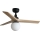 FARO 34284WT-11L - Laeventilaator KLIM S 1xE27/15W/230V mänd/must d. 92,5 cm Wi-Fi Tuya + kaugjuhtimispult