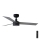 FARO 34285-1TW - LED Hämardatav laeventilaator CRUISER S LED/18W/230V 2700/4000/6500K d. 106 cm + kaugjuhtimispult