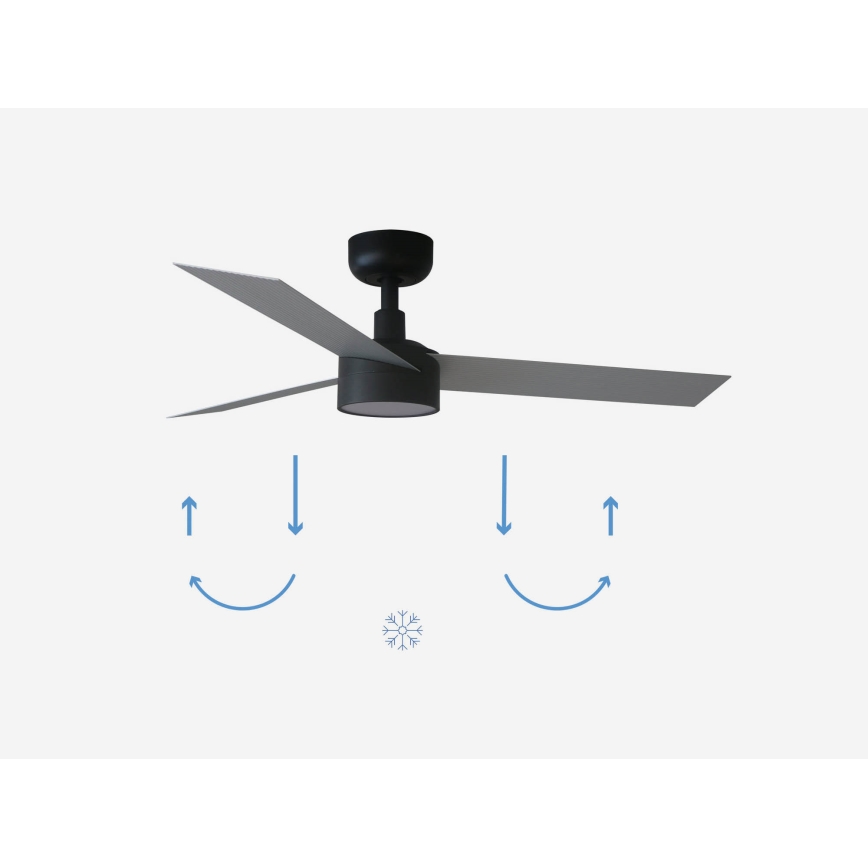 FARO 34285-1TW - LED Hämardatav laeventilaator CRUISER S LED/18W/230V 2700/4000/6500K d. 106 cm + kaugjuhtimispult