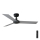 FARO 34285 - Laevalgusti CRUISER S must d. 106 cm + kaugjuhtimispult