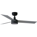 FARO 34285WT1S - Hämardatav laeventilaator CRUISER LED-iga/18 W/230 V 2700/3000/4000 K läbimõõt 106 cm hall/must Tuya Wi-Fi + kaugjuhtimispult