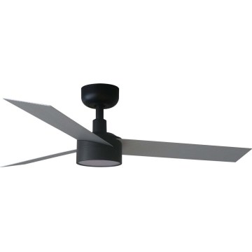 FARO 34285WT1S - Hämardatav laeventilaator CRUISER LED-iga/18 W/230 V 2700/3000/4000 K läbimõõt 106 cm hall/must Tuya Wi-Fi + kaugjuhtimispult