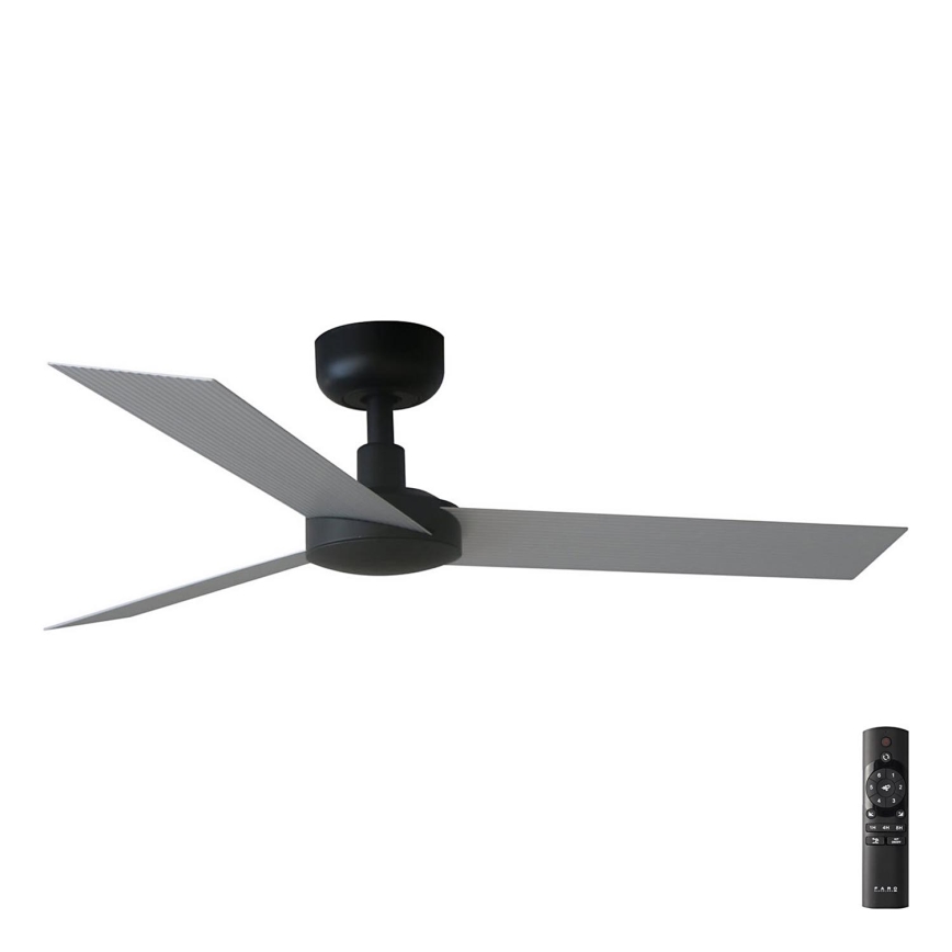 FARO 34287 - Laeventilaator CRUISER XL must d. 160 cm + kaugjuhtimispult