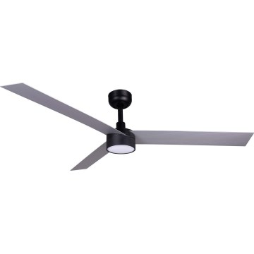 FARO 34287WT1S - LED hämardatav laeventilaator CRUISER XL LED/18W/230V 2700/3000/4000K läbimõõt 160 cm hall/must Wi-Fi Tuya + kaugjuhtimispult